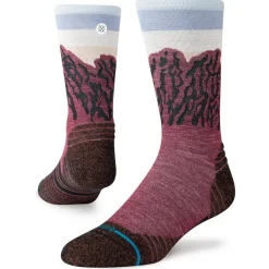 Stance - Women's The Ridge Light Wool Crew - Multifunktionssocken Wine Sale