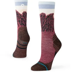 Stance - Women's The Ridge Light Wool Crew - Multifunktionssocken Wine Sale