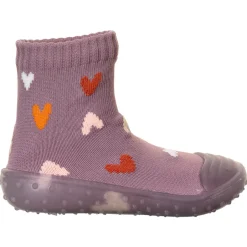 Sterntaler - Kid's Adventure-Socks Herzen - Hüttenschuhe Purple / Heart Hot