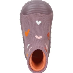 Sterntaler - Kid's Adventure-Socks Herzen - Hüttenschuhe Purple / Heart Hot