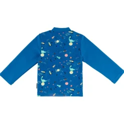 Clearance Sterntaler - Kid's Badeshirt Langarm Weltraum - Lycra Königsblau
