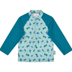 Sterntaler - Kid's Badeshirt Langarm Dino - Lycra Eisgrün Online