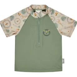 Discount Sterntaler - Kid's Badeshirt Kurzarm Löwe - Lycra Mattgrün