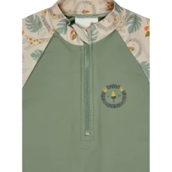 Discount Sterntaler - Kid's Badeshirt Kurzarm Löwe - Lycra Mattgrün