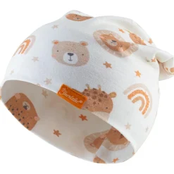 Hot Sterntaler - Kid's Beanie Tiergesicht - Mütze Lichtgrau