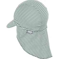 Online Sterntaler - Kid's Schirmmütze Nackenschutz Hai - Cap Matte Green
