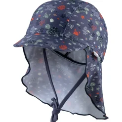 New Sterntaler - Kid's Schirmmütze Nacken Unterwasser - Cap Blau