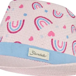 Sterntaler - Kid's Strohhut Regenbogen - Hut Puderrosa Best