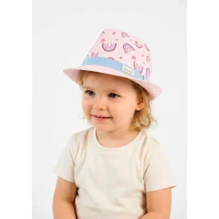 Sterntaler - Kid's Strohhut Regenbogen - Hut Puderrosa Best