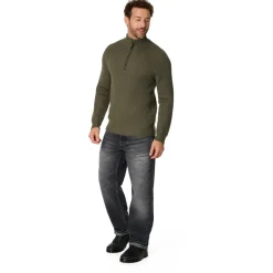 Clearance - Heavy MerinoKnit MMXX.Rutvik Half Zip - Merinopullover Alltagsbekleidung|Wanderbekleidung