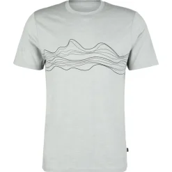 Best Stoic - Merino155 LaholmSt. Print T-Shirt Lines - Merinoshirt
