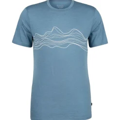 Best Stoic - Merino155 LaholmSt. Print T-Shirt Lines - Merinoshirt