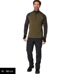 Best - MerinoFleece260 FlenSt. Half Zip - Merinopullover Trekkingbekleidung|Alltagsbekleidung