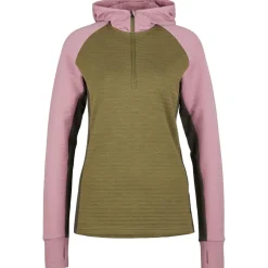 Clearance - Women's MerinoFleece260 FlenSt. Half Zip with Hood - Merinohoodie Trekkingbekleidung|Alltagsbekleidung