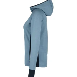Clearance - Women's MerinoFleece260 FlenSt. Half Zip with Hood - Merinohoodie Trekkingbekleidung|Alltagsbekleidung