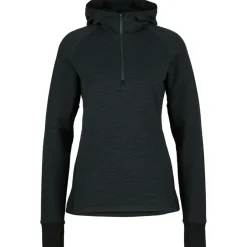 Clearance - Women's MerinoFleece260 FlenSt. Half Zip with Hood - Merinohoodie Trekkingbekleidung|Alltagsbekleidung