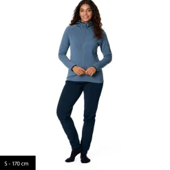 Clearance - Women's MerinoFleece335 KuolpaSt. II Zip Hoody - Merinohoodie Trekkingbekleidung|Alltagsbekleidung