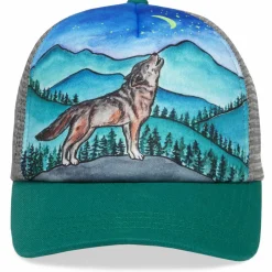 Sunday Afternoons - Kid's Artist Series Trucker - Cap Lone Wolf Hot