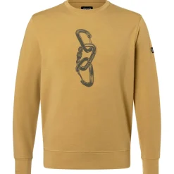 super.natural - Carabineri Crew - Pullover Sahara / Cashmere Grey Melange Discount