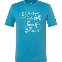 super.natural - Cote D'Azur Tee - Merinoshirt Hot