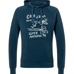 super.natural - Cote D'Azur Hoodie - Hoodie Blueberry / White Stone Hot