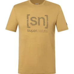 Clearance super.natural - Logo Lines Tee - Merinoshirt