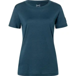 Clearance super.natural - Women's Casual Rib Bio Jersey Tee - Merinoshirt