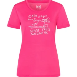 - Women's Cote D'Azur Tee - Merinoshirt Alltagsbekleidung|Shirts, Hemden & Longsleeves