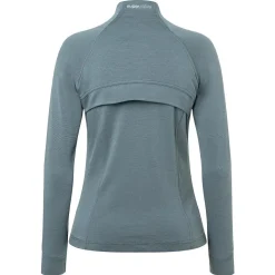 super.natural - Women's Movement Jacket - Merinojacke Cashmere Grey Melange / Jet Black Best