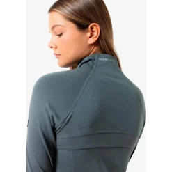 super.natural - Women's Movement Jacket - Merinojacke Cashmere Grey Melange / Jet Black Best