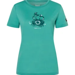 super.natural - Women's Mrs Crab Tee - Merinoshirt New
