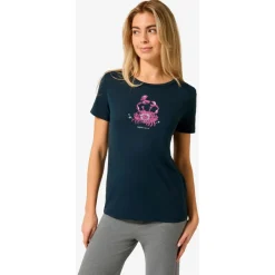 super.natural - Women's Mrs Crab Tee - Merinoshirt New