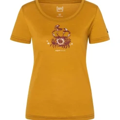 super.natural - Women's Mrs Crab Tee - Merinoshirt New
