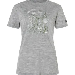 super.natural - Women's Rock Flowers Tee - Merinoshirt Online