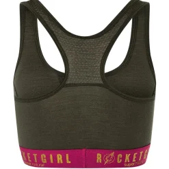 super.natural - Women's Rocket175 Bra - Sport-BH Black Ink / Sangria / Gold Outlet