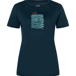 super.natural - Women's Sea Line Tee - Merinoshirt Online