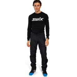 Swix - Infinity Hybrid Wind Full Zip Pants - Langlaufhose Black Online