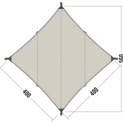 Tatonka - Tarp 3 TC - Tarp Sand Beige Hot