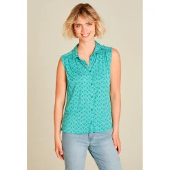 Tranquillo - Women's Feminine Bluse aus Ecovero Viskose - Top Sale