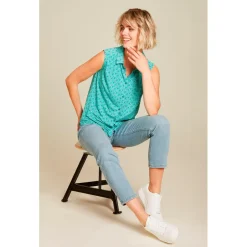 Tranquillo - Women's Feminine Bluse aus Ecovero Viskose - Top Sale