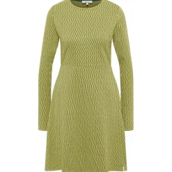 Tranquillo - Women's Gestricktes Swing-Kleid im Retro-Look - Kleid Seaweed Best