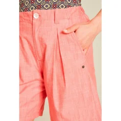 Tranquillo - Women's High Waist Shorts in Leinenoptik - Shorts Clearance