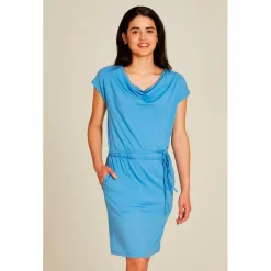 Hot - Women's Kurzes Ecovero Kleid - Kleid Alltagsbekleidung