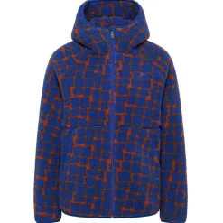 Tranquillo - Women's Kuschelige Fleece-Jacke - Fleecejacke Blue Puzzle Outlet