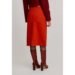 Discount Tranquillo - Women's Langer Rock mit Schlitz - Rock Rooibos