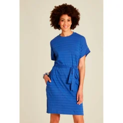 Outlet - Women's Minikleid aus Ajour-Jersey - Kleid Alltagsbekleidung