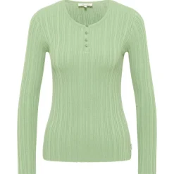 Sale - Women's Seidiges EcoVero-Shirt - Longsleeve Shirts, Hemden & Longsleeves|Alltagsbekleidung