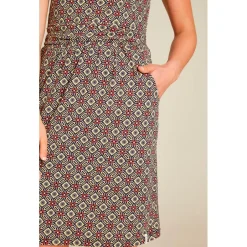Discount - Women's Tailliertes Minikleid aus Jersey - Kleid Alltagsbekleidung