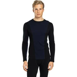 Ulvang - Peak Map Crew Baselayer - Merinounterwäsche Black / Navy Blue Online