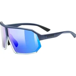 Uvex - Sportstyle 237 Cat. 2 (VLT 20%) - Sonnenbrille Metallic Blue / Clear New